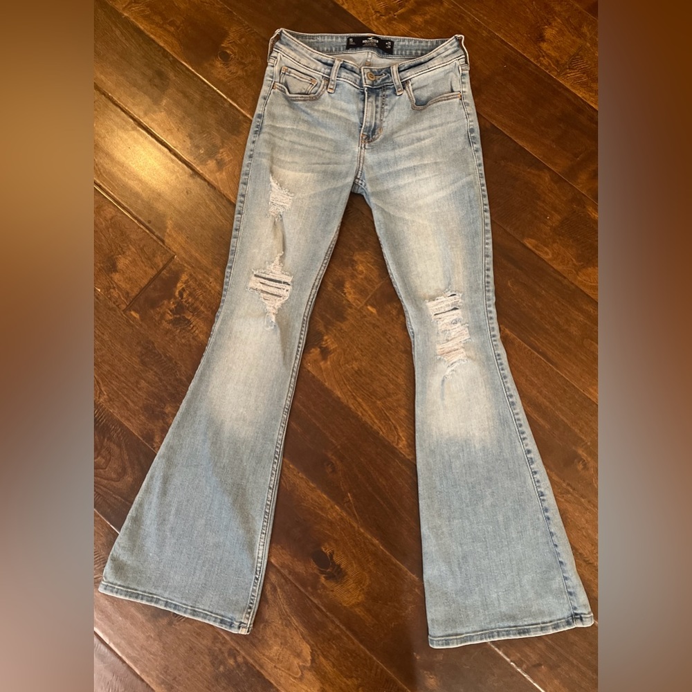 Hollister Low Rise Flare Jeans